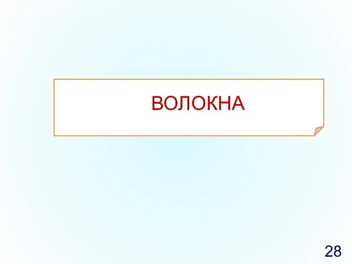 ВОЛОКНА