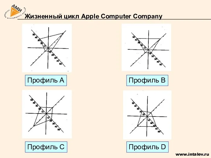 Жизненный цикл Apple Computer Company Профиль A Профиль B Профиль C Профиль D