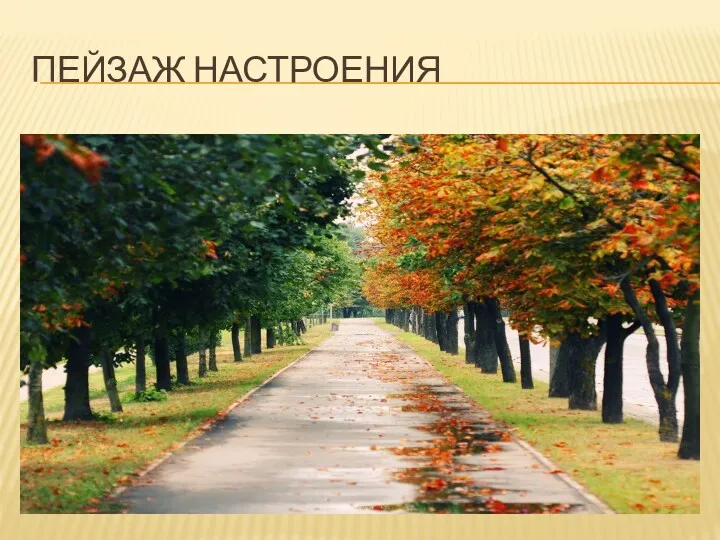 ПЕЙЗАЖ НАСТРОЕНИЯ