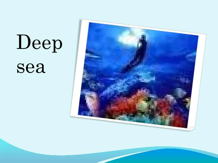 Deep sea