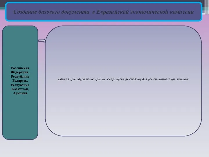 Создание базового документа в Евразийской экономической комиссии Российская Федерация, Республика