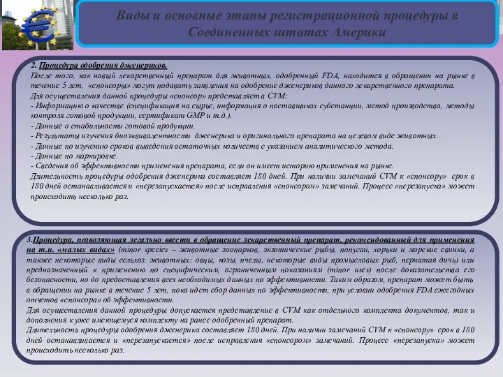 Виды и основные этапы регистрационной процедуры в Соединенных штатах Америки