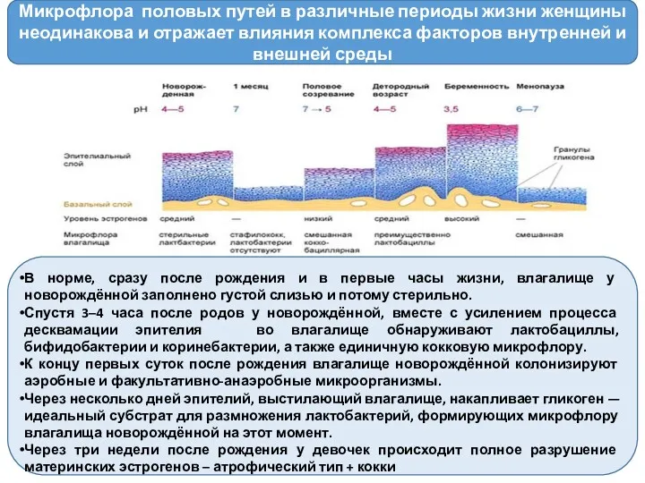 В норме, сразу после рождения и в первые часы жизни,