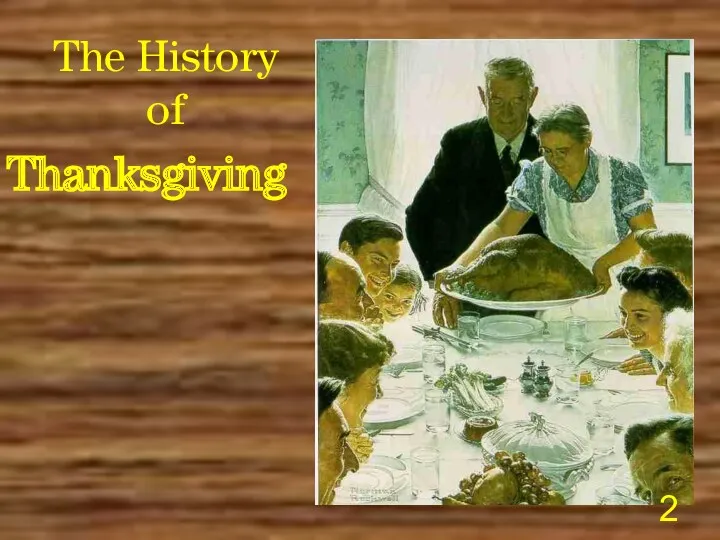 The History of Thanksgiving