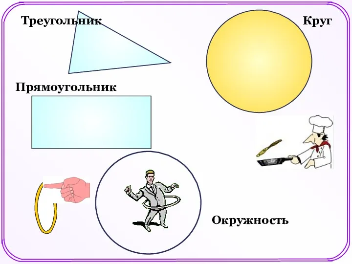 Треугольник Прямоугольник Круг Окружность