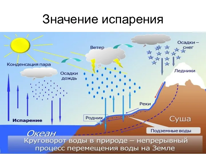 Значение испарения