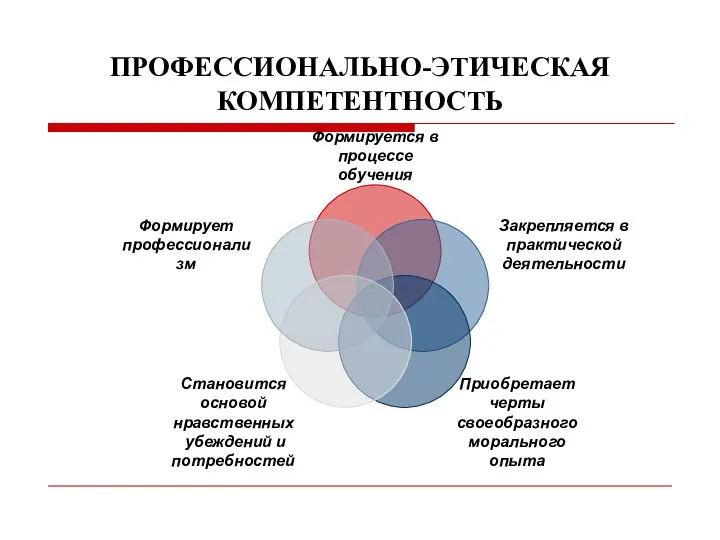 ПРОФЕССИОНАЛЬНО-ЭТИЧЕСКАЯ КОМПЕТЕНТНОСТЬ