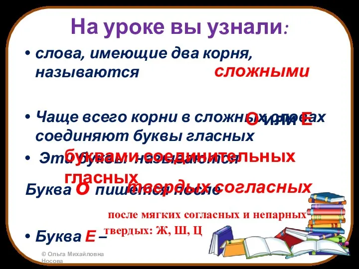 На уроке вы узнали: слова, имеющие два корня, называются Чаще