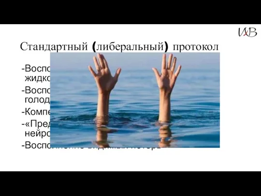 Восполнение базальной потребности в жидкости Восполнение дефицита, вызванного голоданием Компенсация