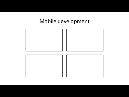 Mobile development