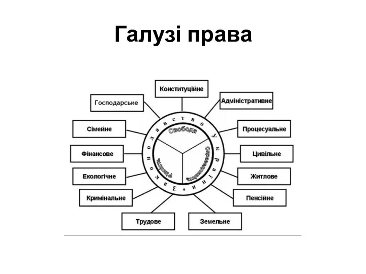 Галузі права