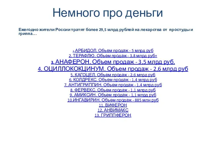 Немного про деньги Ежегодно жители России тратят более 29,5 млрд