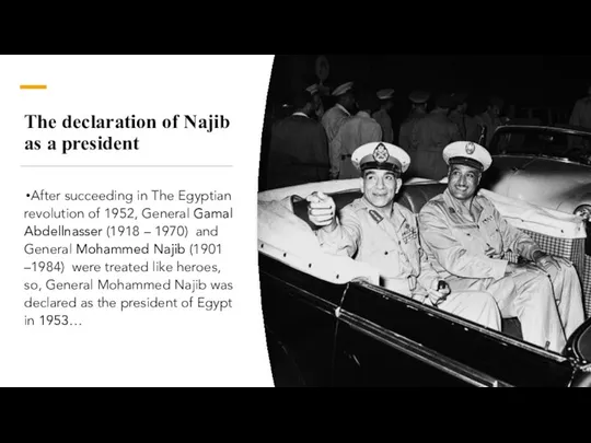 The declaration of Najib as a president After succeeding in