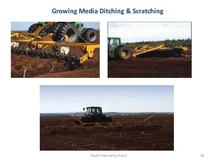 Growing Media Ditching & Scratching Study Prepared by Astral
