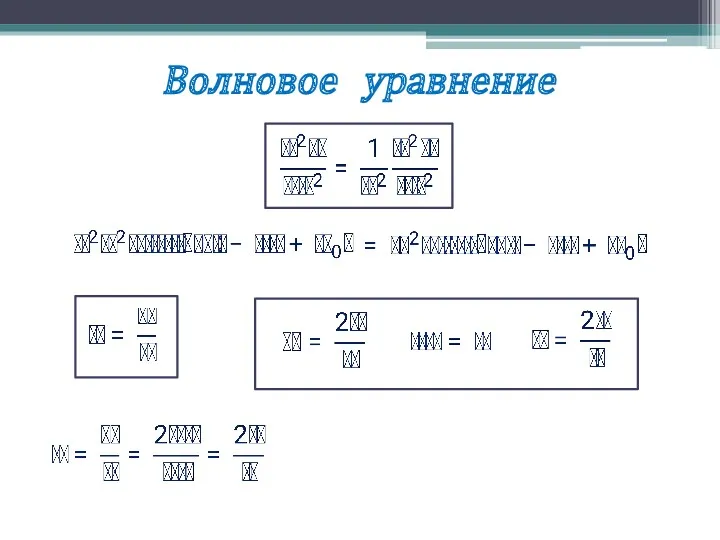 Волновое уравнение