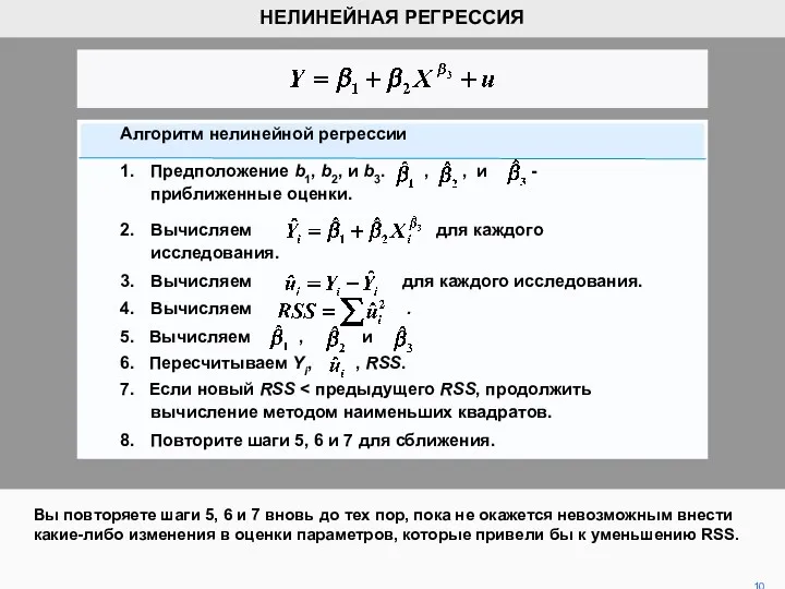 Вы повторяете шаги 5, 6 и 7 вновь до тех