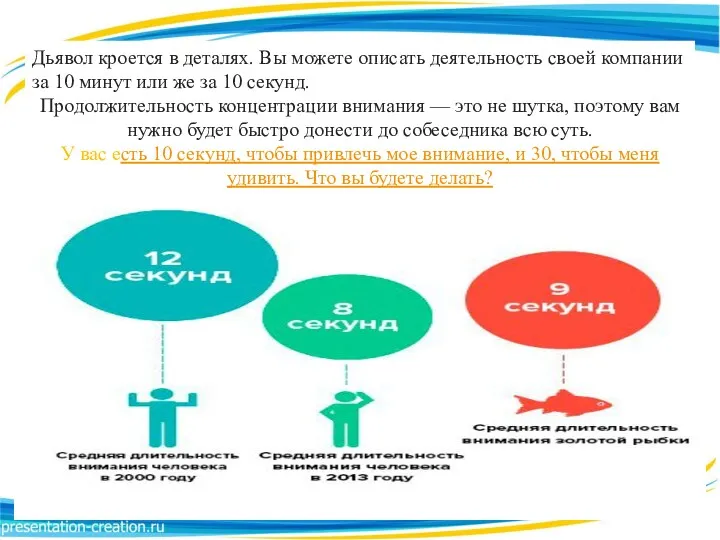 Дьявол кроется в деталях. Вы можете описать деятельность своей компании