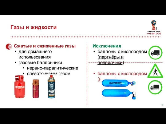 Газы и жидкости Сжатые и сжиженные газы для домашнего использования