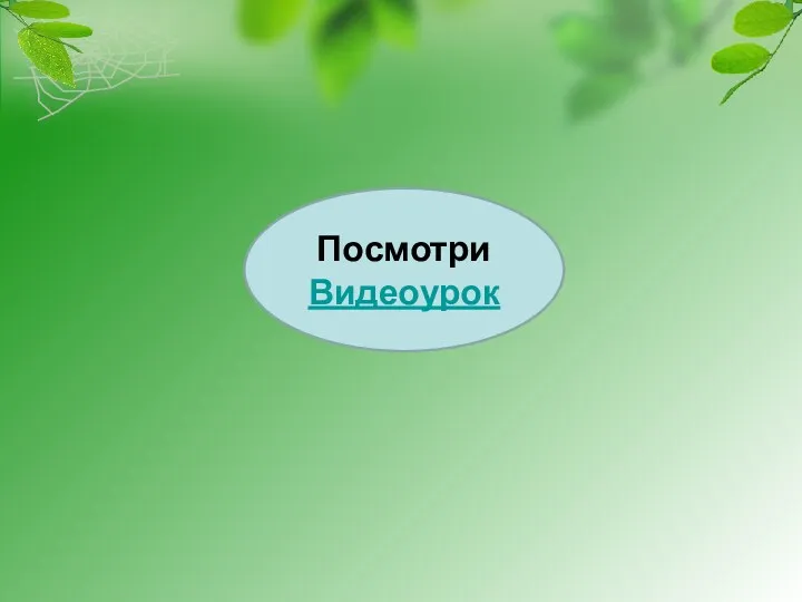 Посмотри Видеоурок