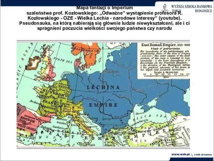 Mapa fantazji o Imperium szaleństwa prof. Kozłowskiego: „Odważne” wystąpienie profesora R. Kozłowskiego -