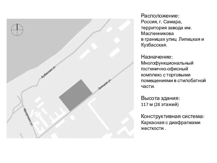 Расположение: Россия, г. Самара, территория завода им. Масленникова в границах