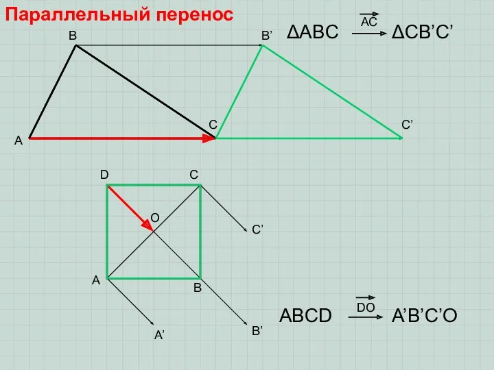 A B C B’ C’ ΔABC ΔCB’C’ AC A B