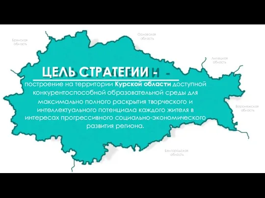 построение на территории Курской области доступной конкурентоспособной образовательной среды для