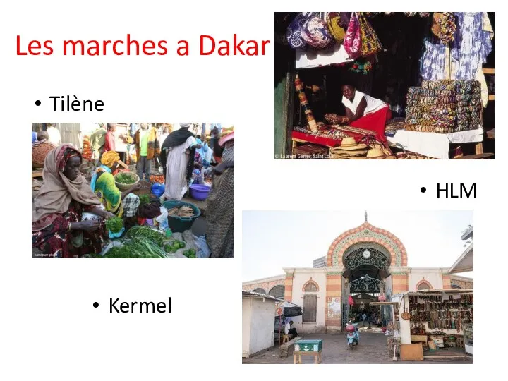 Les marches a Dakar Tilène HLM Kermel HLM