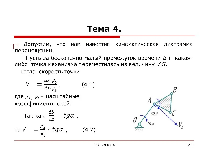 Тема 4. лекция № 4