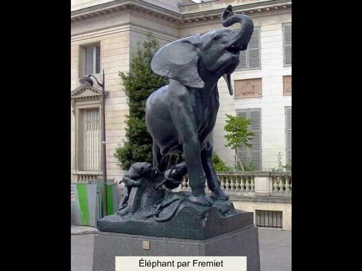 Éléphant par Fremiet