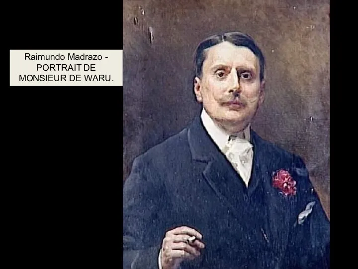 Raimundo Madrazo - PORTRAIT DE MONSIEUR DE WARU.
