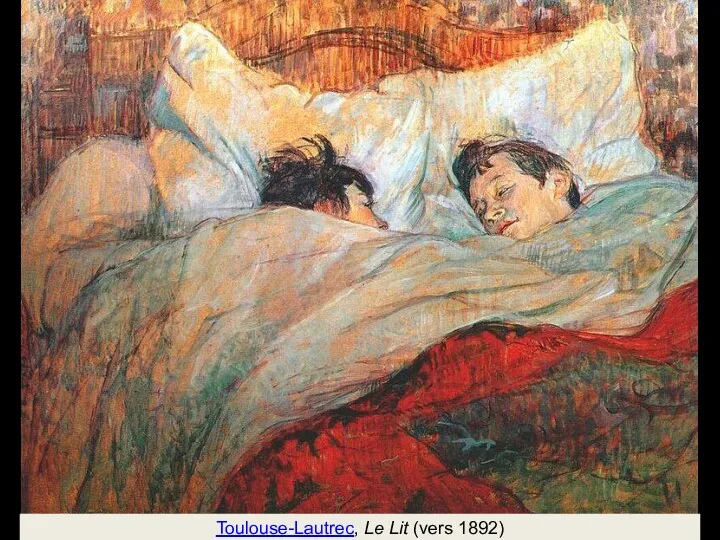 Toulouse-Lautrec, Le Lit (vers 1892)