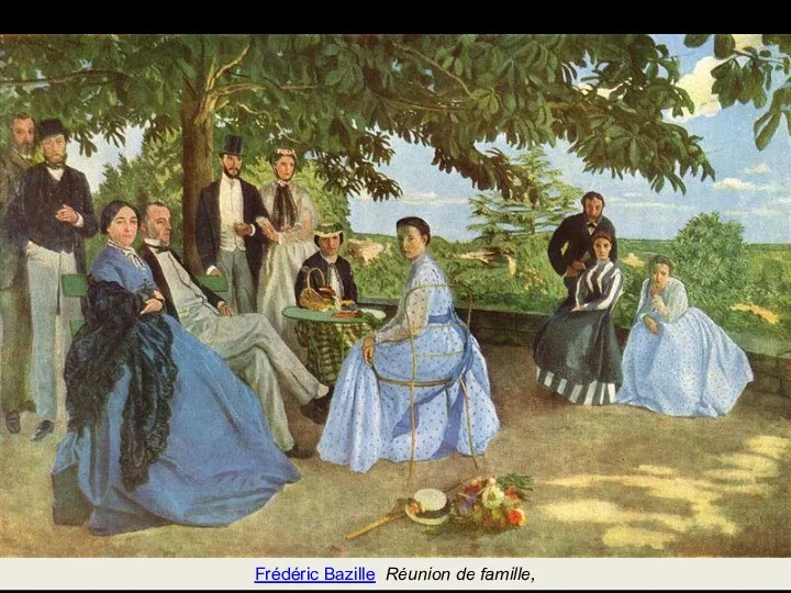 Frédéric Bazille Réunion de famille,