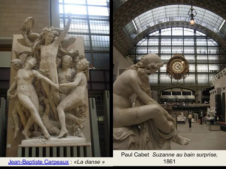 Paul Cabet Suzanne au bain surprise, 1861 Jean-Baptiste Carpeaux : «La danse »