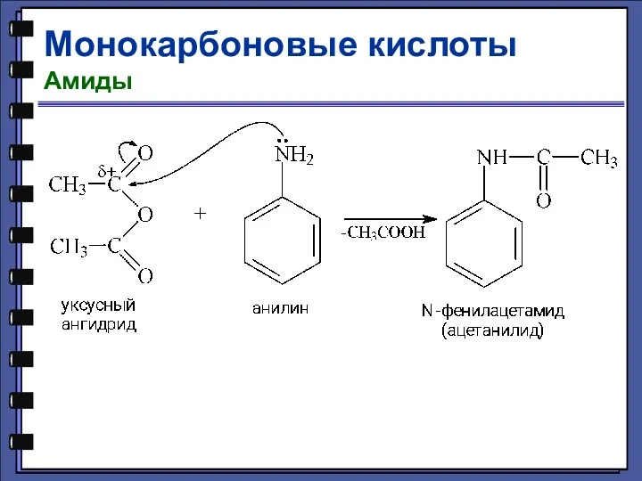 Монокарбоновые кислоты Амиды