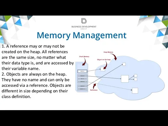 Memory Management 1. A reference may or may not be