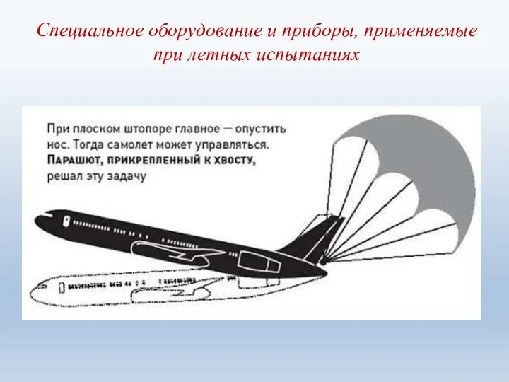 Специальное оборудование и приборы, применяемые при летных испытаниях