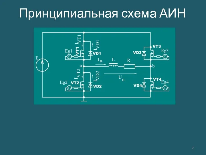 Принципиальная схема АИН