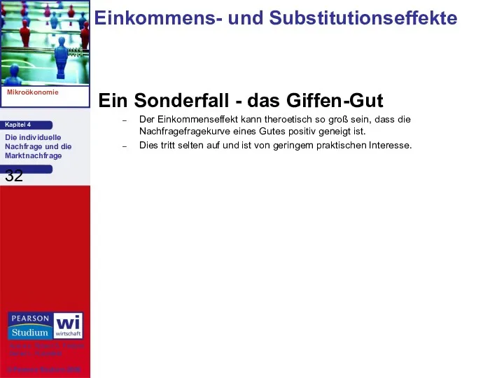 Einkommens- und Substitutionseffekte Ein Sonderfall - das Giffen-Gut Der Einkommenseffekt