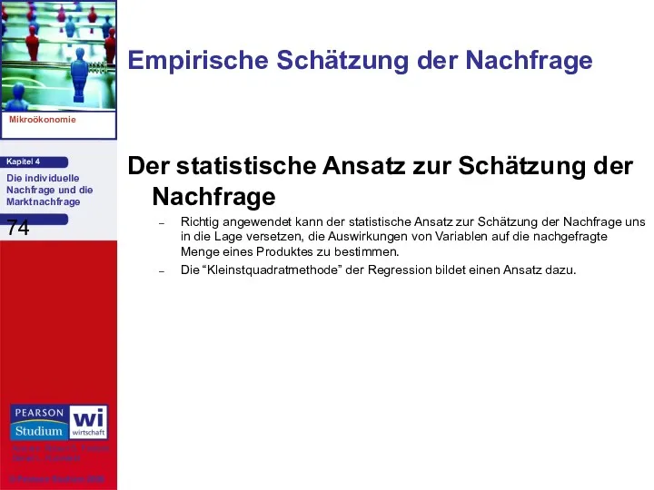 Der statistische Ansatz zur Schätzung der Nachfrage Richtig angewendet kann