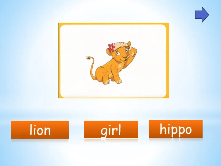 hippo lion girl