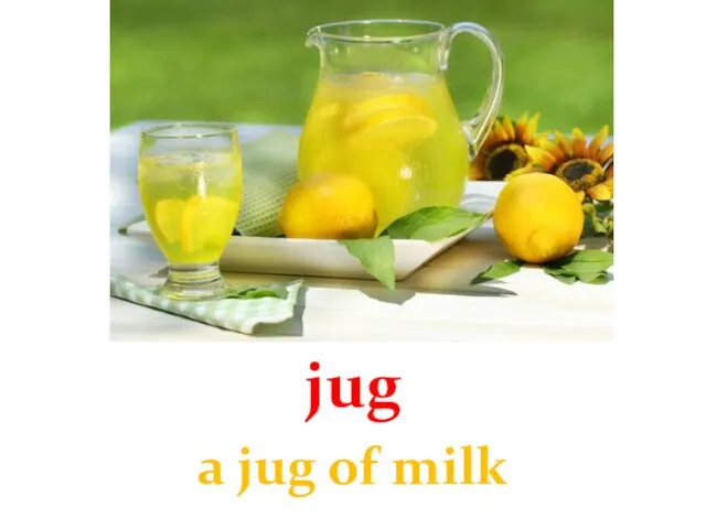 jug a jug of milk