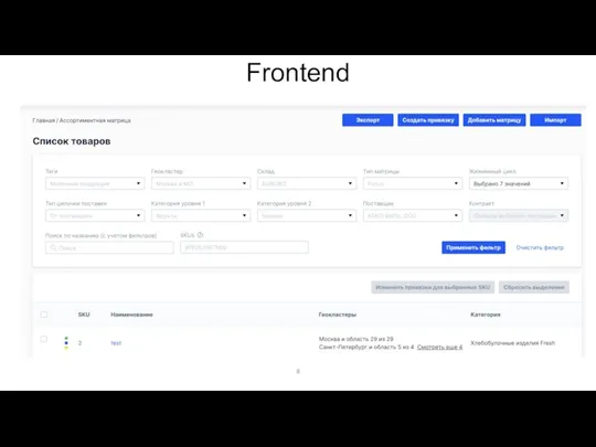 Frontend