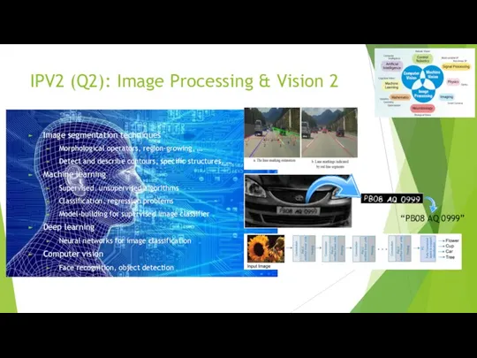 IPV2 (Q2): Image Processing & Vision 2 Image segmentation techniques Morphological operators, region-growing,