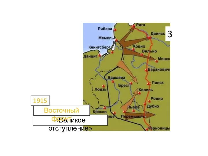 «Великое отступление» Восточный фронт 1915 3