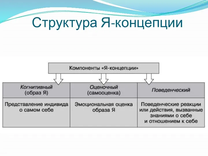 Структура Я-концепции