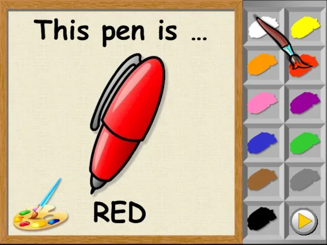 This pen is … RED