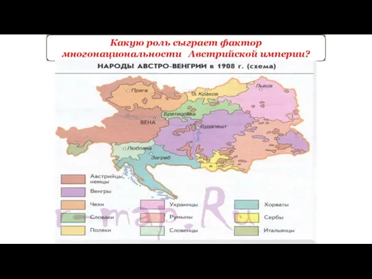 Роль национального фактора Какую роль сыграет фактор многонациональности Австрийской империи?