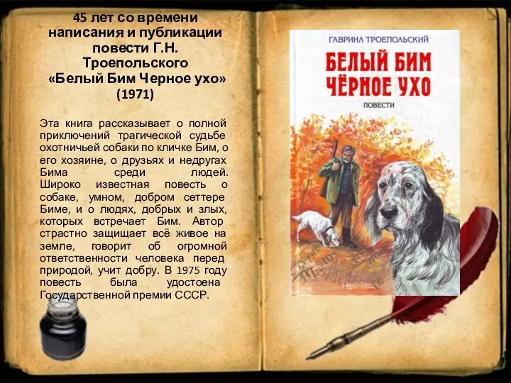 Эта книга рассказывает о полной приключений трагической судьбе охотничьей собаки