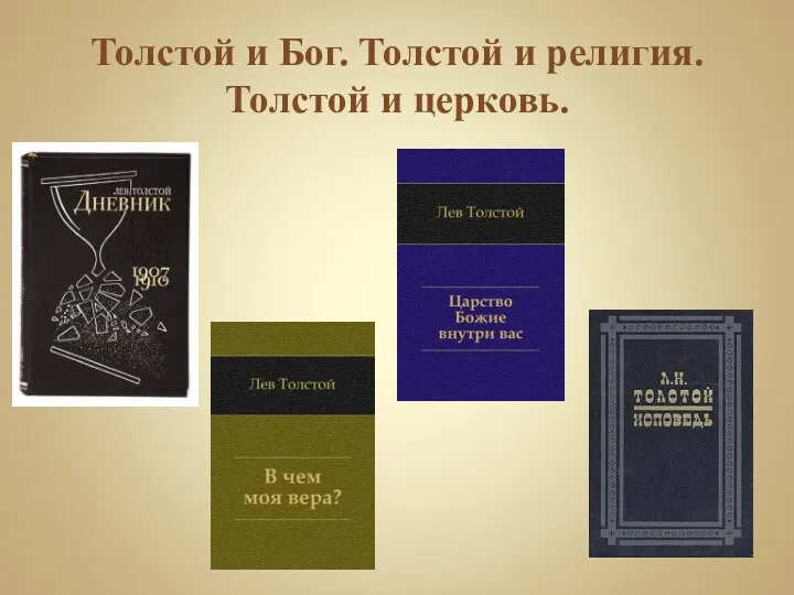 Толстой и Бог. Толстой и религия. Толстой и церковь.